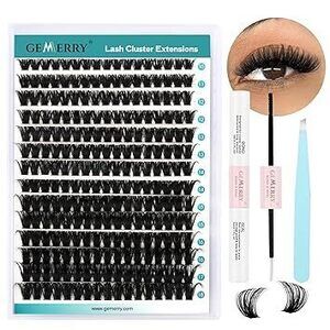 Diy Lash Extension Kit For Beginners 280 Pcs Individual Lash Clusters Kit 0.07D